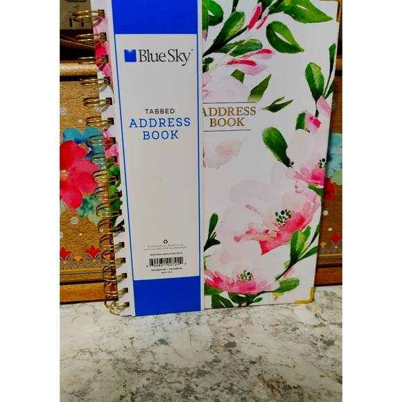 Michaels Office Bluesky 223 Tabbed Address Book Floral Poshmark